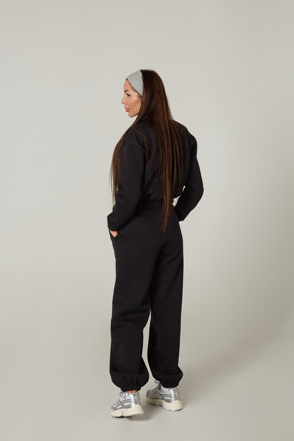 Kelnės Fold Jet Black