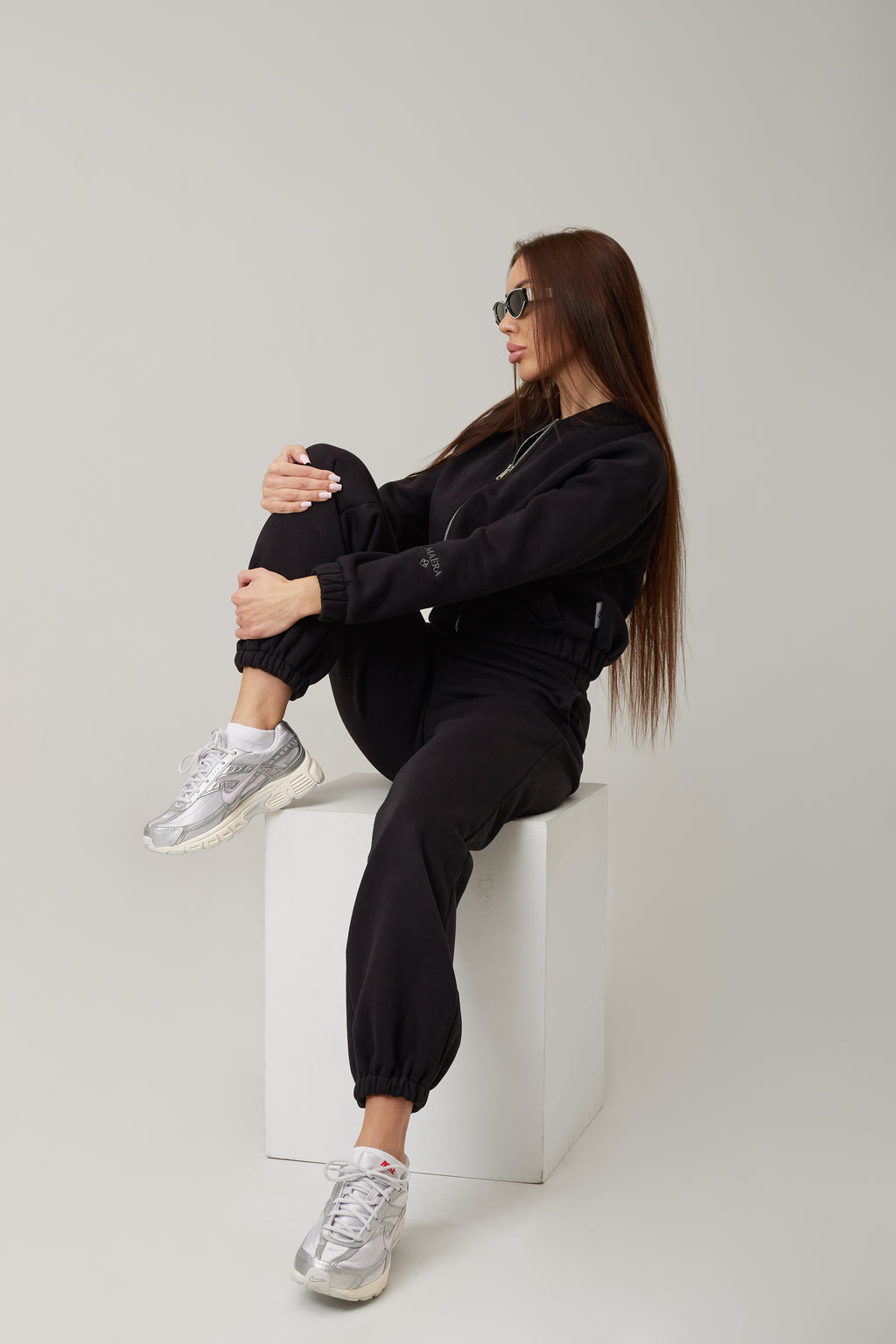 Kelnės Fold Jet Black