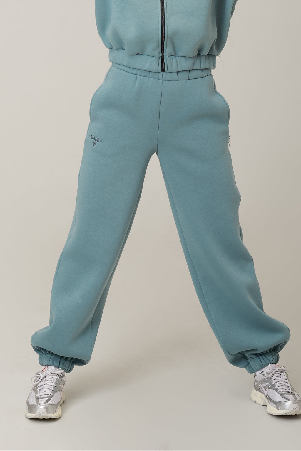 Kelnės Fold Dusty Blue