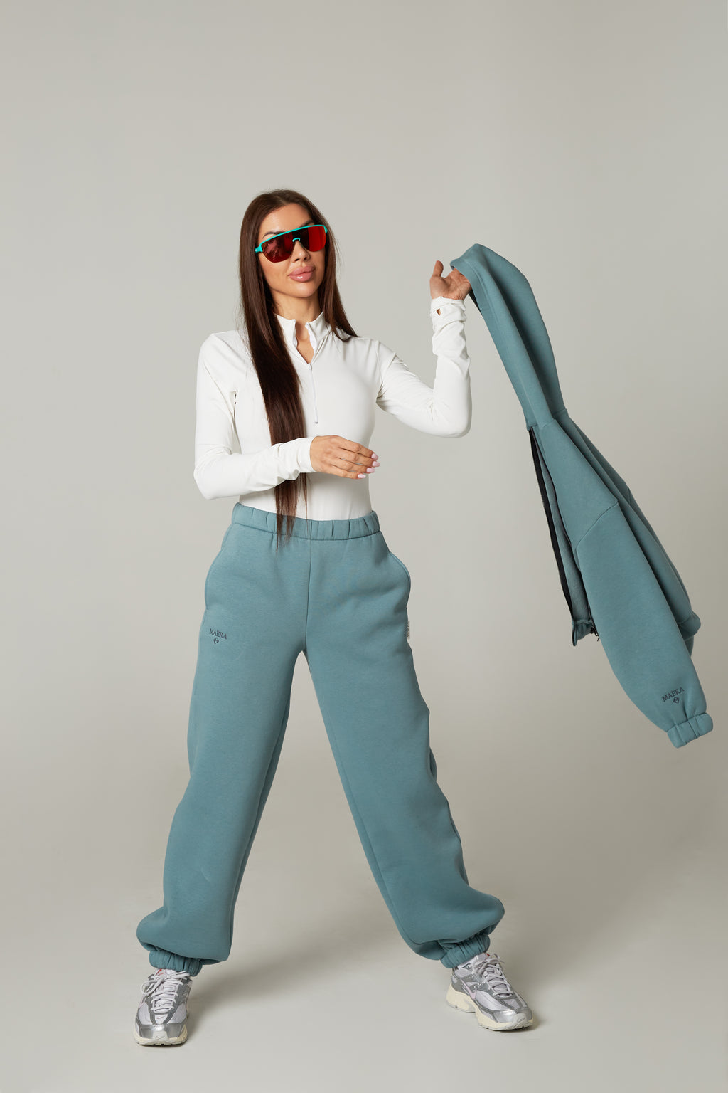 Kelnės Fold Dusty Blue