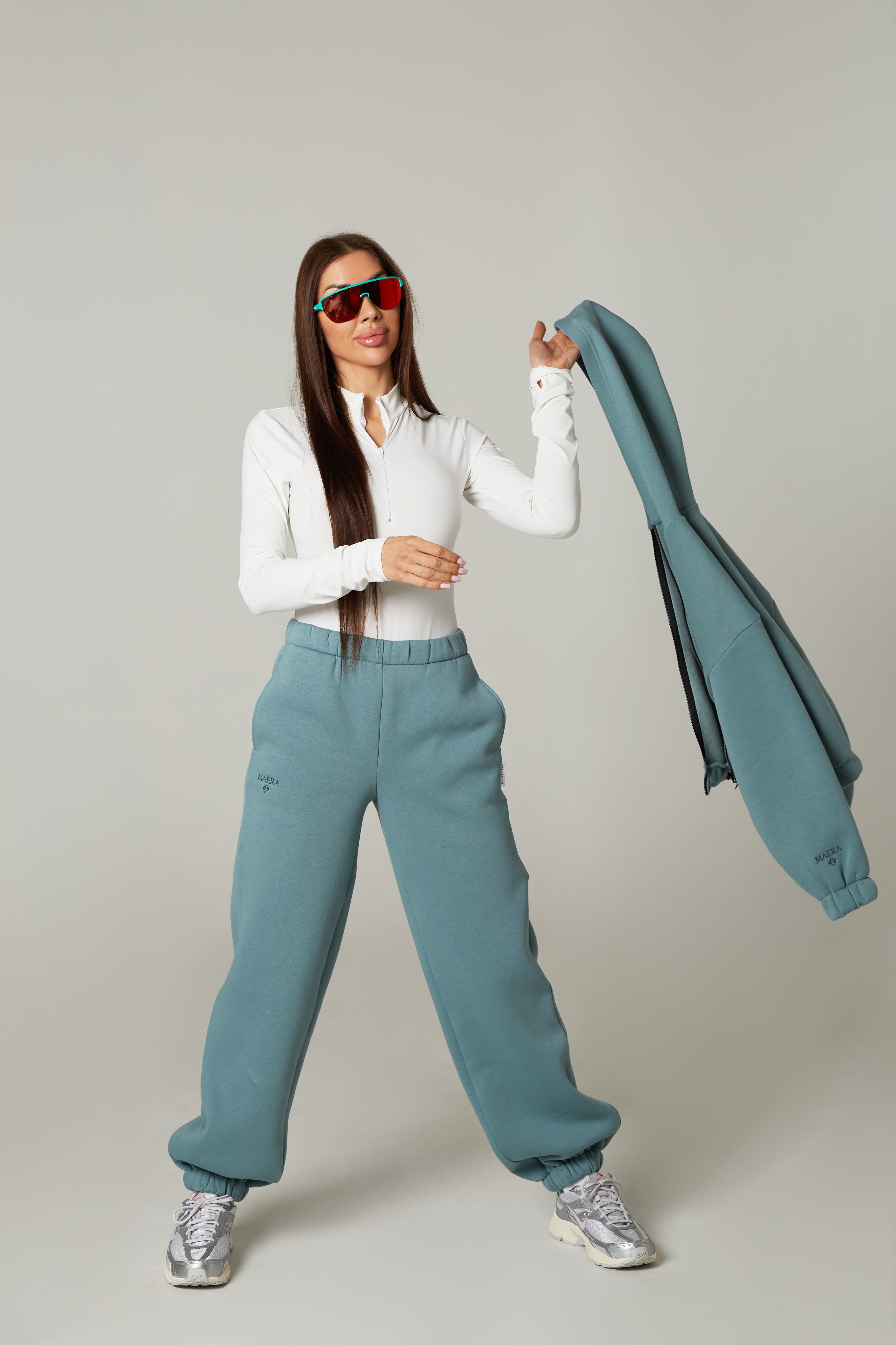 Kelnės Fold Dusty Blue