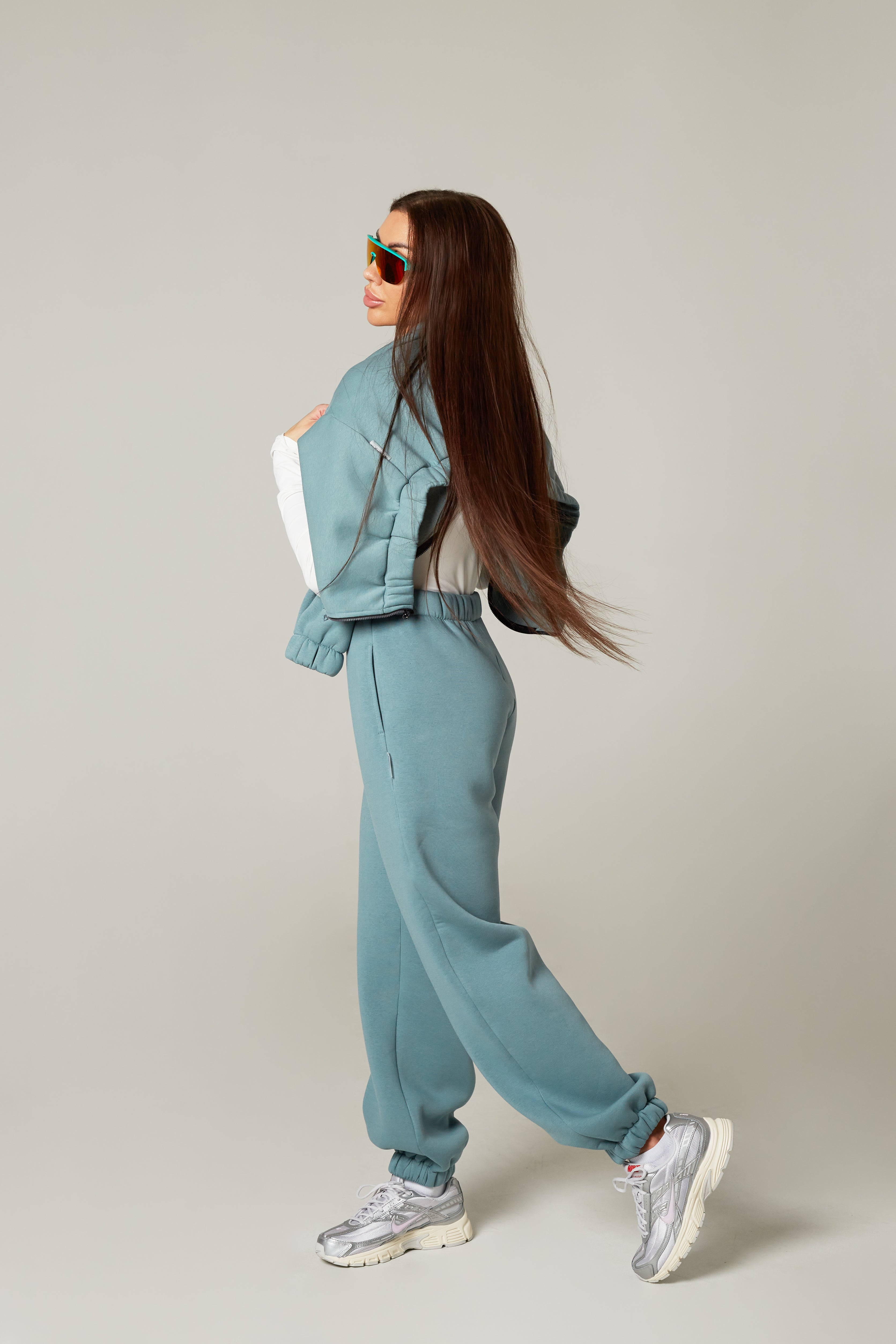 Kelnės Fold Dusty Blue